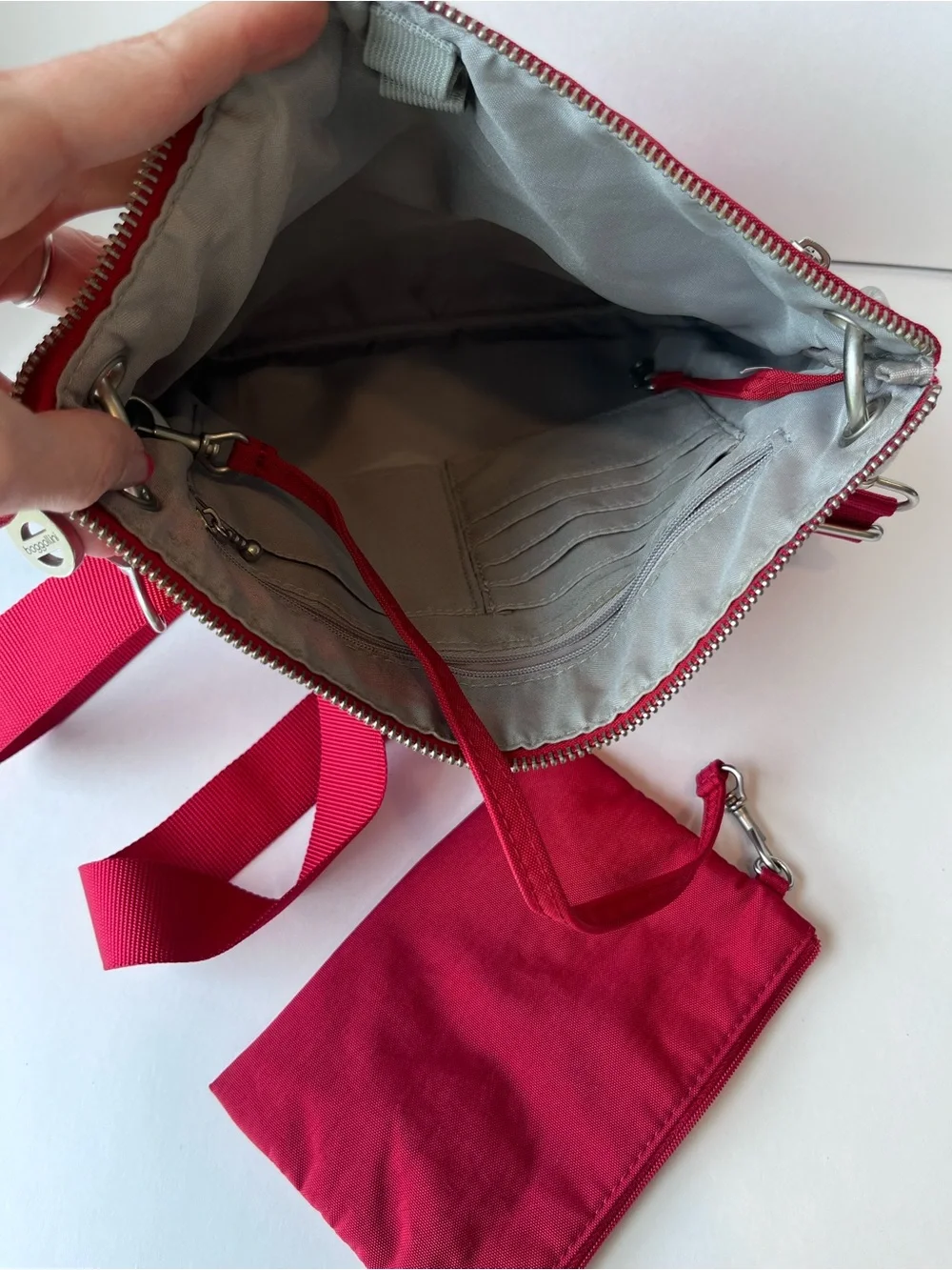 Baggallini Red Crossbody Travel Bag